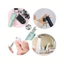 6pcs Ear Wax Removal Tool Kit, Including Spoon-Shaped Cleaner And 360-Degree Spiral Rotating Ear Pick, With Portable Storage Case, Essential Gift For Women To Clean Earwax While Traveling - Nhiều màu - Xem 4