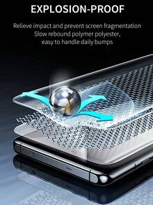 3片/套 超清屏幕保护膜，兼容三星 Galaxy S26 S25 A57 A37 / 14T 15T 13T Pro A5 A4 A3 Note 13 14 4G 5G，TPU 软膜，非玻璃材质，防爆防刮，自修复手机保护膜 - 無色 - 查看 8