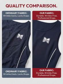 1pc Premium Kitchen Apron, Sweet Style, Workwear, Suitable For All Seasons Cooking, H-Shaped Widened Shoulder Strap Apron, Unisex, With Two Pockets, Suitable For Chefs Cooking, Gardening, Barbecue, Cafe, Painting, Baking, Hairdressing And Manicure - 1pc Blue - View 5