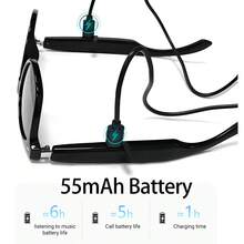 SENBONO 2026 New Smart Glasses With Wireless Call, Answer/Reject Call, Music Control, Volume Control, Wake-Up Voice, Remote Control Photography, AI Translation, Built-In Microphone, Smart Audio Glasses For Men Women - View 6