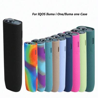 New Antislip Litchee Pattern Colorful Soft Silicone Case For IQOS ILUMA One For Iluma I One Protection Cover Universal Sleeve Accessories