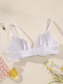 mimilemon Women's Underwire Bra - Enhancing, Supportive, Comfortable And Fashionable Essential Lingerie - White - View 4