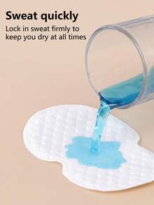10/30/50/150pcs Disposable Sweat Pads, Unisex Ultra-Thin Invisible Anti-Sweat And Odor Breathable Underarm Absorbent Pads, Suitable For Daily Use - Multicolor - View 3