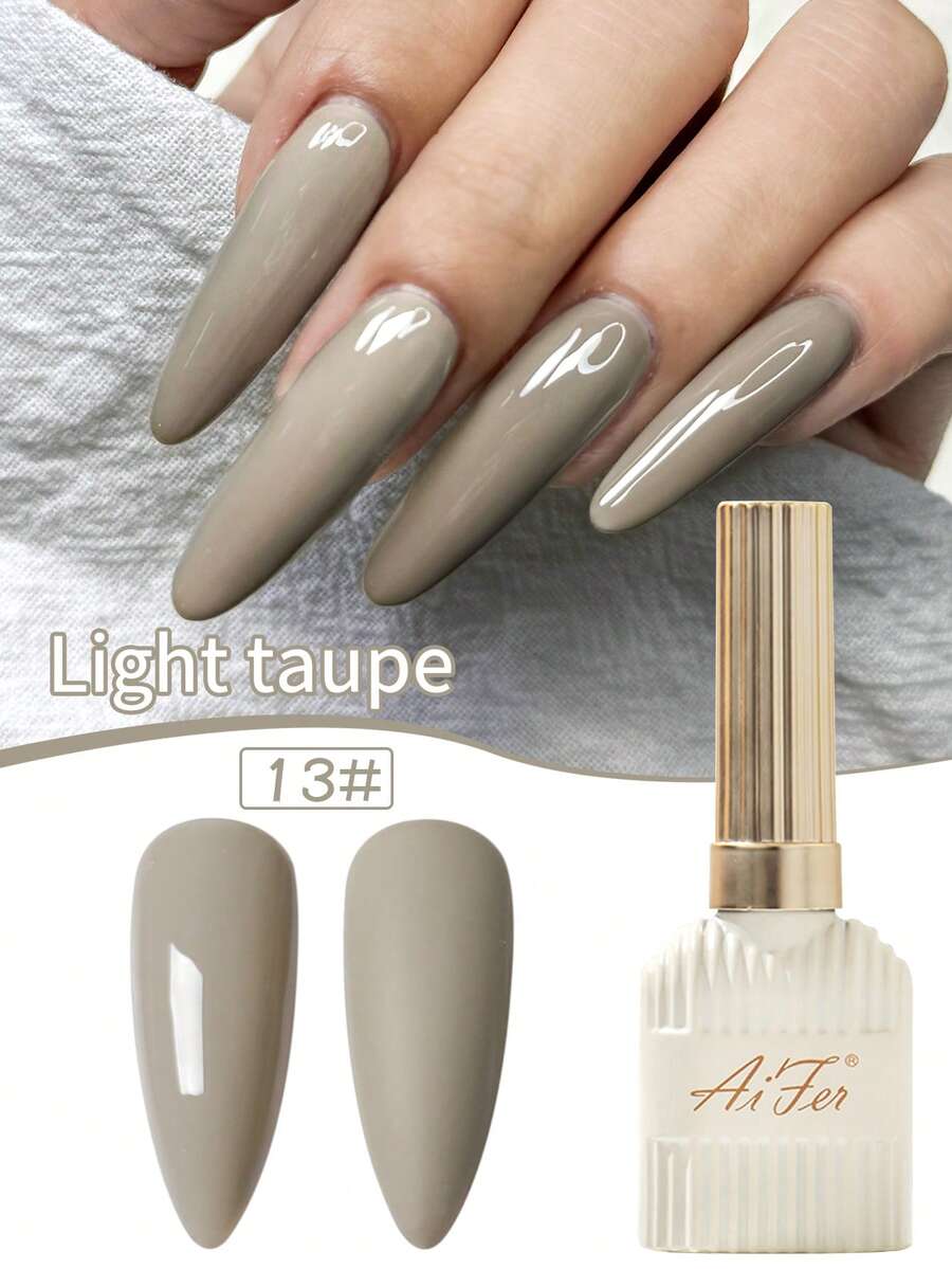 AiFer 15毫升/瓶 40色指甲油凝胶 - 色彩鲜艳持久，适用于女士美甲沙龙和DIY美甲，专业LED光疗固化，防脱落，光泽亮丽，是美甲爱好者的完美礼物