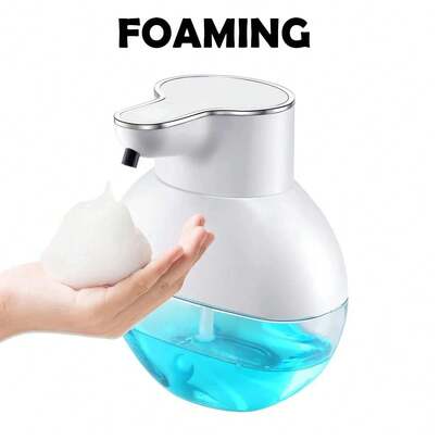 Dispensador automático inteligente de espuma deón y Gel para baño,áquina de detergente líquido para manos, paneles de pared montados, recargable por USB A5WA
