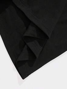 Camiseta Masculina Alce Americano Estampado Casual Blusa em Algodão - Preto - Visão 4