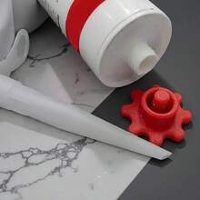 New Silicone Sealing Cap And Sealing Gun Nozzle Cleaning Tool, Silicone Sealing Cap Used To Open Cartridge Tubes To Prevent Rapid Drying - 5PCS - View 1