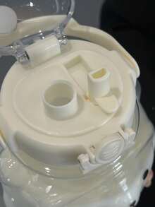 BENNY 1000ml Cute Bear Shaped Kids Water Bottle,Dual Lids (Straw & Sip), Detachable Strap &Handle, Leakproof | Eid Gift, Ramadan Special, Back To School, Christmas, Birthday Present For Boys Girls - Multicolor - View 5