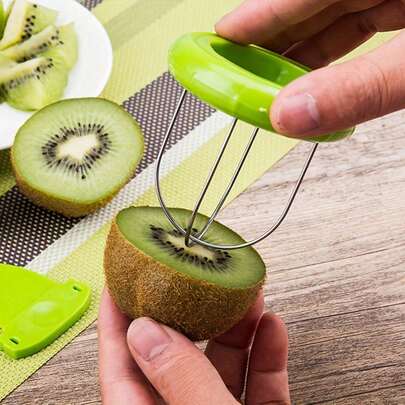 1 pieza Pelador de kiwi, Utensilio de cocina Separador