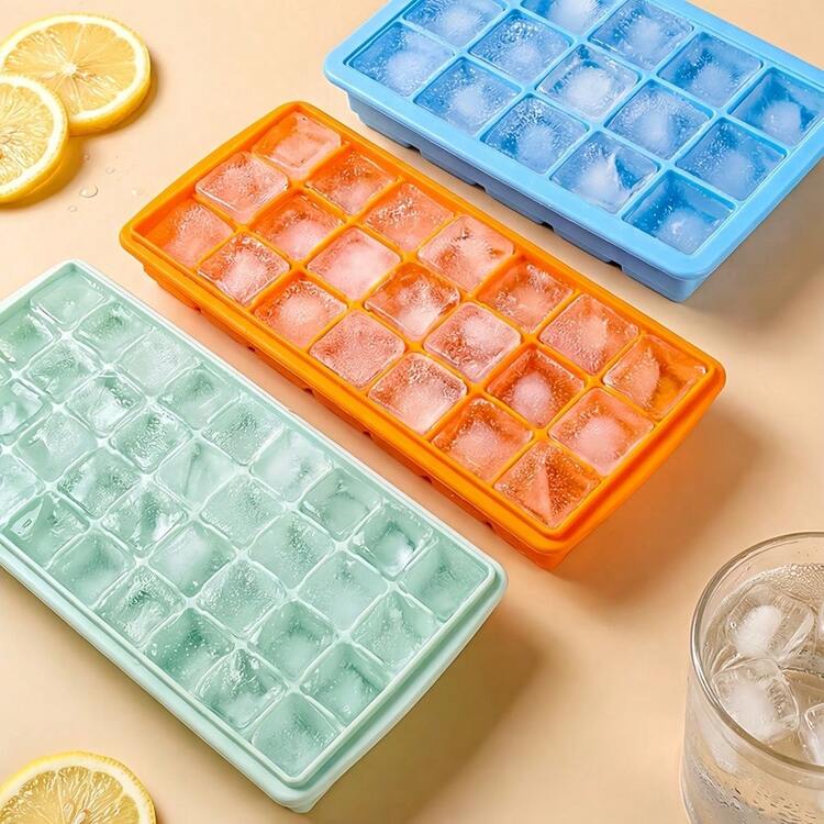 一套带盖硅胶冰格，36格，硅胶冰格 - 彩色 - 查看 3