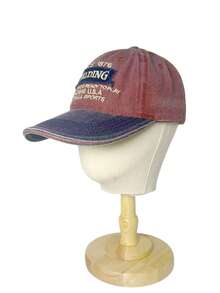 1pc Letter Embroidered Polyester UV Protection Reversible Denim Street Hip Hop Unisex Baseball Cap - Two-color Letter - View 10