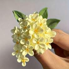 3D Osmanthus Silicone Mold, Suitable For Candle Making, Fragrance Candle Floral Design, Exquisite Petals And Leaves - Durable And Reusable, DIY Candle Cup Decor, Home Decor, Floral Candle Holder, Handmade Creative Mold, Candle Making Supplies, Elegant Candle Design, Reusable High-Quality Silicone Craft - White - View 7