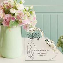 Tấm bảng acrylic hình trái tim, thích hợp làm quà tặng kỷ niệm, đám cưới hoặc ngày Valentine, cũng có thể dùng làm vật chặn giấy làm quà lưu niệm. - Quyên góp vì tình yêu thương - Xem 4