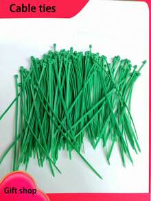 园艺绑带、扎带、塑料缠绕式植物固定带、便携式园艺电缆，适用于园艺和草坪护理，长度15厘米 - / - 查看 2