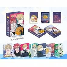 1pc 55pcs Honey Trouble LOMO Card Set - Korean/Asian Cartoon Collectible Trading Cards, Designed In LOMO Style, Suitable For Collectors, Anime Fans And Gifts - Multicolor - View 3