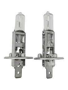 2个银色卤素灯泡，H1 H4 H7 9005卤素灯泡，12V 55W 65W标准卤素灯泡，汽车通用前大灯灯泡，高亮度前大灯灯泡 - H7 - 查看 15