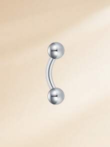 14G Belly Button Rings Eyebrow Belly Piercing Jewelry,Belly Rings 316L Stainless Steel Eyebrow Rook Piercing Jewelry, Vertical Labret Eyebrow Rings, Daith Tragus Cartilage Rook Earrings, Snug Curved Barbell 16G For Women Men - Light Sphere Version - View 4