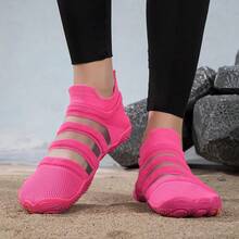 男女通用休闲鞋、健身鞋、泳鞋、沙滩鞋 - 粉色 - 查看 7