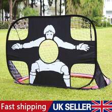 2 In 1 Football Goal Posts For Kids Foldable Football Net Pop Up Goal Target Net - Black - View 4