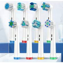 4pcs/Set Replacement Brush Heads For  Smart Electric Toothbrush Compatible With Suitable For Sensitive Teeth BRH7 - EB58-x - View 3