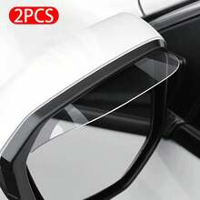 BLALION 2pcs Car Rearview Mirror Rain Eyebrow Protector Universal Rearview Mirror Rain Snow Sunshade Rain Cover  Driving Accessories PKZV - A - View 9