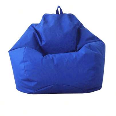 1pc Slouchy Folding Sofa Bean Bag Cover, Removable & Washable, Suitable For Outdoor, Bedroom, Living Room And Home Decor (Filler Not Included), Easy To Assemble And Disassemble