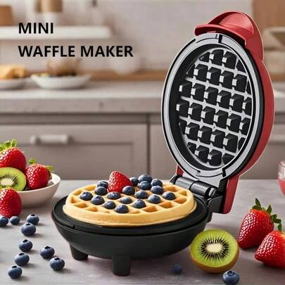 RAF Máquina Mini Waffle Eléctrica de Doble Cara, Horno Tostador de Desayuno para el Hogar, Máquina de Cocina de Postres Pequeña, Oferta Especial de Primavera y Otoño