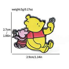 Disney 经典卡通小熊珐琅胸针背包服装首饰金属徽章配饰节日礼物 - 彩色 - 查看 9