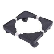 Soporte de Base de Plantas Ajustable Soporte de Maceta Universal con Ruedas para el Jardín Doméstico Uso del Patio Adecuado para Varias Especificaciones de macetas. plástico - negro - Ver 6