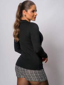 Women Sweaters - Black - View 4