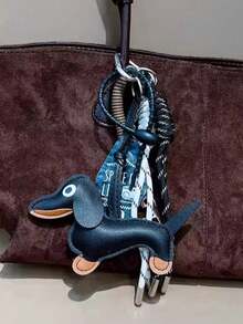 Dachshund Bag Charm - Tennis Luxury Cartoon Keychain, Great Party Gift, Suitable For Friends, Couples, Birthday And Holiday Gifts - Multicolor - View 4
