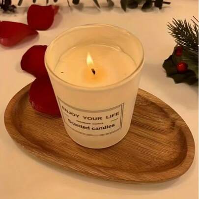 1个优雅红木椭圆形托盘，木质展示托盘，适用于美容、香水、浴室用品、餐具、蛋糕、厨房用品、生日装饰、花园摆设、纸杯蛋糕等，适合生日、复活节等场合，近期热销产品，桌面装饰，可盛放甜点、蛋糕、碎屑、香水、珠宝、沐浴及美容产品