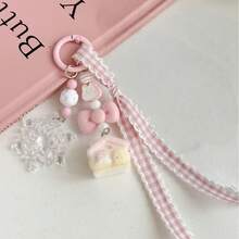 This New Snow House Keychain Is Very Cute, A Lovely Bag Charm And Fresh Pendant, Suitable As A Gift For Friends Or Holiday Presents. - Multicolor - View 8