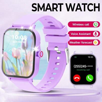 Reloj inteligente de pantalla táctil de alta definición con llamadas inalámbricas (marcar y responder), una gran variedad de esferas de reloj, seguimiento de actividad, notificaciones, alertas de múltiples aplicaciones, compatible con teléfonos Android e iOS, regalo perfecto para hombres y mujeres