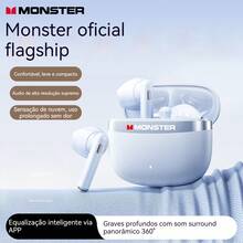 Monster Q11 True Wireless Earbuds, Semi-In-Ear Design, Bluetooth 5.4, 30H Playtime, HD Sound, Low Latency For Music & Gaming – Black - View 11