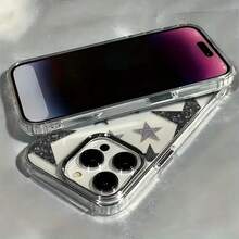 1 chiếc ốp lưng TPU trong suốt chống sốc, họa tiết ngôi sao gradient màu xám, chất lượng cao, phù hợp với các dòng máy Apple 17/17Pro/17Promax/16/16Plus/16Pro/16ProMax/15/15Plus/15ProMax/14/14Plus/14Pro/14ProMax, 13/13Pro/13ProMax, 12/12Pro/12ProMax, 11/11Pro Max - Nhiều màu - Xem 4