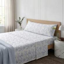 Juego De Sábanas De 3 Piezas With Estampado Floral Elegante(Microfibra) - Suave Y Transpirable For Cama Matrimonial - Design Classic Versátil Ideal For Decoración De Dormitorio - 多色 1 - 查看 6
