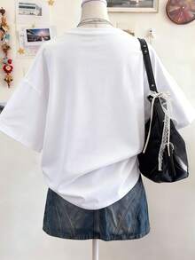 Women T-Shirts - 白色 - 查看 3