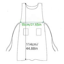 1 chiếc tạp dề kẻ caro, kiểu Nhật Bản, chất liệu cotton nguyên chất, không tay, thắt eo, có hai túi, chống dầu mỡ, thích hợp cho việc làm bánh, tụ họp, tiệc tân gia, nhà bếp, làm hoa, mọi mùa. - Đen trắng - Xem 5