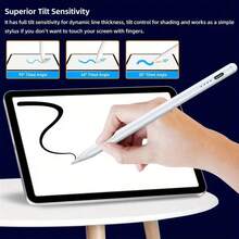 Bút cảm ứng thông minh đa năng, tương thích với Android và iOS, pin sạc, cảm ứng độ nghiêng, thích hợp để viết chính xác trên điện thoại thông minh, máy tính bảng và màn hình cảm ứng điện dung. - Nhiều màu - Xem 7