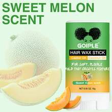 持久定型蜡棒、柔顺固体发蜡、定型啫喱、发际线蜡（菠萝香型）、迷迭香米水喷雾、天然护发喷雾套装 - G-16melon-30pineapple-100rosemary - 查看 2