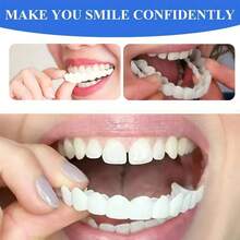 2/4pcs New Natural Fitting Tooth Jewelry Decorations, Suitable For Daily Wear And Party Temporary Use - White 4 - View 2