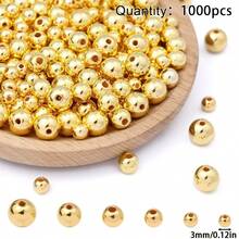 100-1000颗亚克力光滑圆珠,CCB散珠,DIY首饰制作材料,适用于项链、手链、耳环、手工串珠 - diy - 查看 9