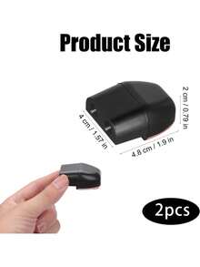 2pcs Black Deer Whistle For Car - Black - View 9