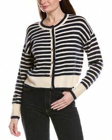 CeCe Stripe Cardigan - Hải quân - Xem 2