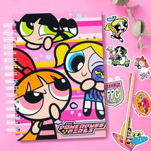 THE POWERPUFF GIRLS Powerpuff Girls-Themen Spiralhefte - Sortierte Designs mit Blossom, Bubbles und Buttercup, robuste Drahtbindung mit linierten und dekorativen Seiten, geeignet als Schulmaterial, Tagebücher, To-Do-Listen und Geschenke, toll für Fans aller Altersgruppen, um den klassischen Cartoon zu feiern, perfekt für Schule, Arbeit oder persönlichen Gebrauch, ein lustiges und nostalgisches Geschenk für Powerpuff Girls-Fans, um ihrer Stationerie-Sammlung eine verspielten Touch zu verleihen - Verschiedenfarbig - Übersicht 5