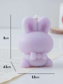 Nến hình thỏ Phục Sinh dễ thương, nến thơm hình thỏ làm từ sáp đậu nành, thích hợp để trang trí nhà cửa, làm quà tặng Ngày của Mẹ, quà tặng Phục Sinh, trang trí tạo hương thơm, có các mùi hương Đào Trắng Ô Long/Hoa nhài/Oải Hương, đồ trang trí hoa trắng, thích hợp cho phòng ngủ ấm cúng. - Nhiều kiểu dáng - Xem 17
