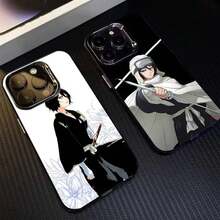 Funda para Teléfono R-Rukia Anime-E KuchikiS para iPhone 16 17 15 14 12 11 13 Pro Max, Color Negro, Resistente a Golpes - z2 - Ver 1
