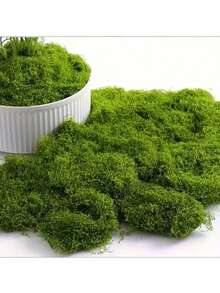 1pc 20g/50g/100g/200g/500g Artificial Moss, Suitable For Home Decor, Fake Moss Micro Landscape Arrangement, Lawn, Potted Plants - Multicolor - View 5
