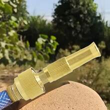 Vòi phun nước áp lực cao bằng đồng thau chịu lực cao, có thể điều chỉnh, xoay được, kèm khớp nối nhanh, dùng để rửa xe, làm vườn và sử dụng ngoài trời. - Nhiều màu - Xem 6